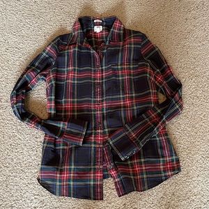 J crew perfect fit plaid shirt